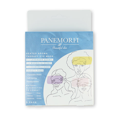 Panemorfi Variety Pack Aroma Therapy Heated Eye Masks 3Pc