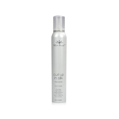 White Sands Curl Up In Silk Firm Hold Mousse 200g