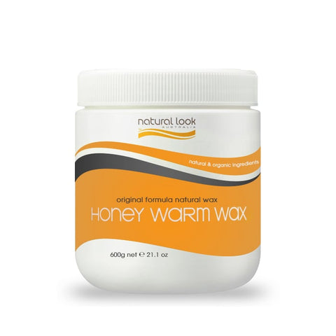 Natural Look Strip Wax Tub Honey Warm 600g