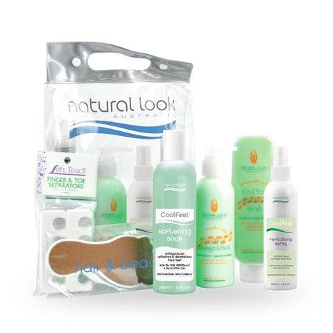 Natural Look Cool Feet Pedicure Retail Gift Pack