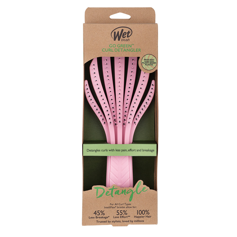 WetBrush Go Green Curl Detangler - Pink