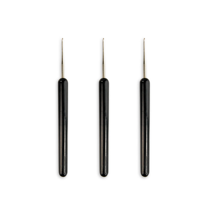 Streaking Cap Hooks Black Handles 3Pcs AMR Hair & Beauty