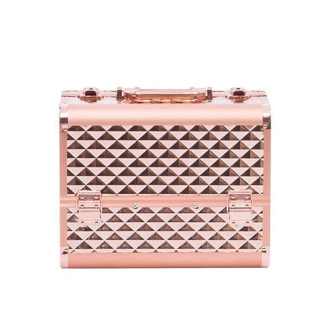Justine Makeup Case Small Rose Gold