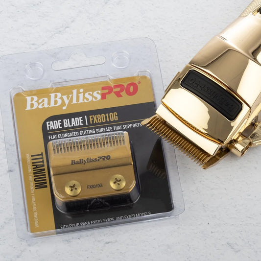 BaBylissPRO Replacement Gold Titanium Fade Blade #FX8010G
