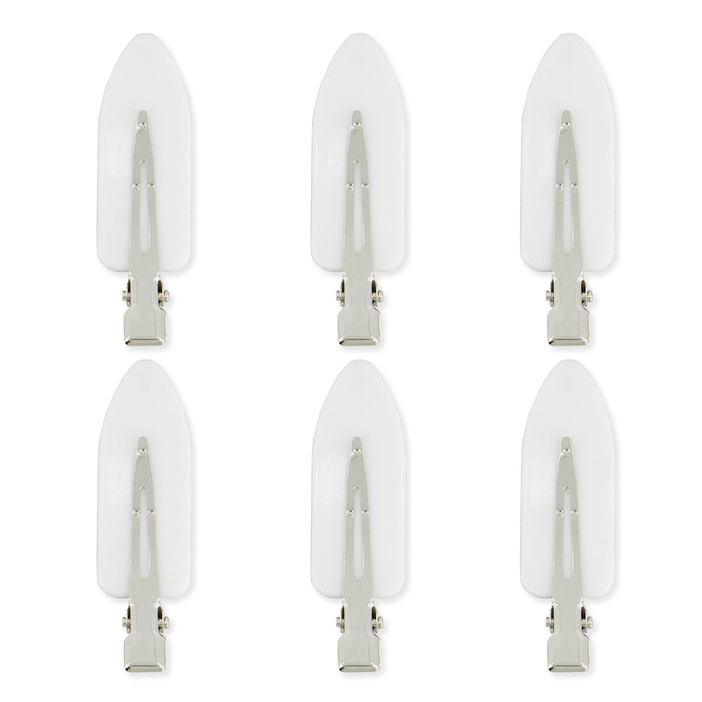 Crease-Free Clips White 6Pk