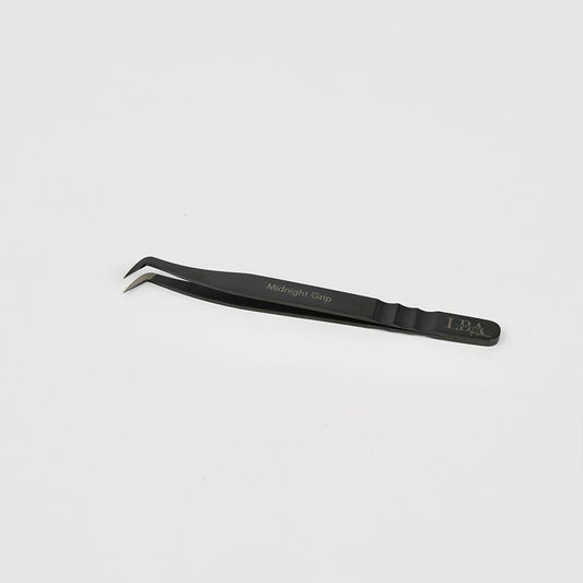 LBA Fibre Tip Lash Tweezers - Midnight Grip