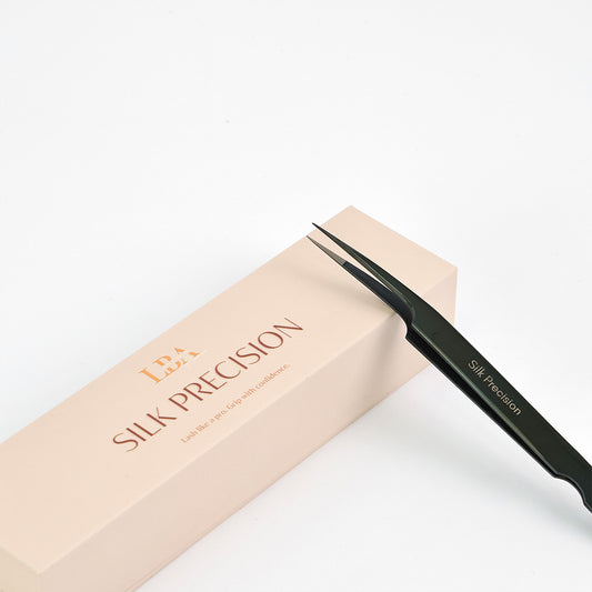 LBA Fibre Tip Lash Tweezers - Silk Precision