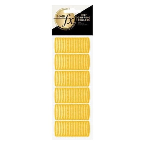 Dateline Professional Self Gripping Velcro Rollers 32mm Yellow 12Pk