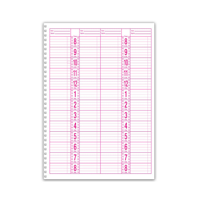Dateline Professional Appointment Book 4 Column 50pages