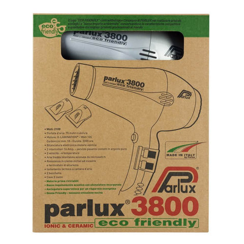 Parlux 3800 Ceramic & Ionic Dryer 2100W Silver