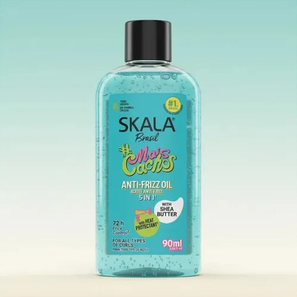 Skala Mais Cachos 72hr Anti Frizz 5 in 1 Hair Oil with Heat Protectant 90ml