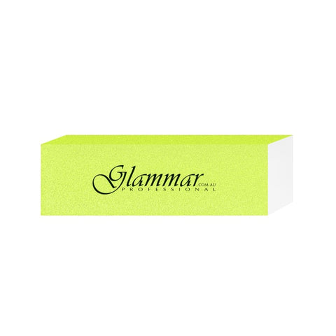 Glammar Nail File Block Yellow 5Pk