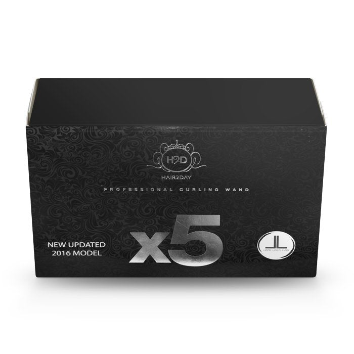 H2D x5 Professional Curling Wand Black