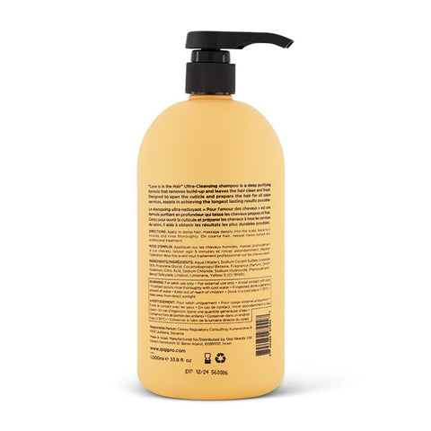 Qiqi Love Is In The Hair Ultra Cleansing Shampoo 1L