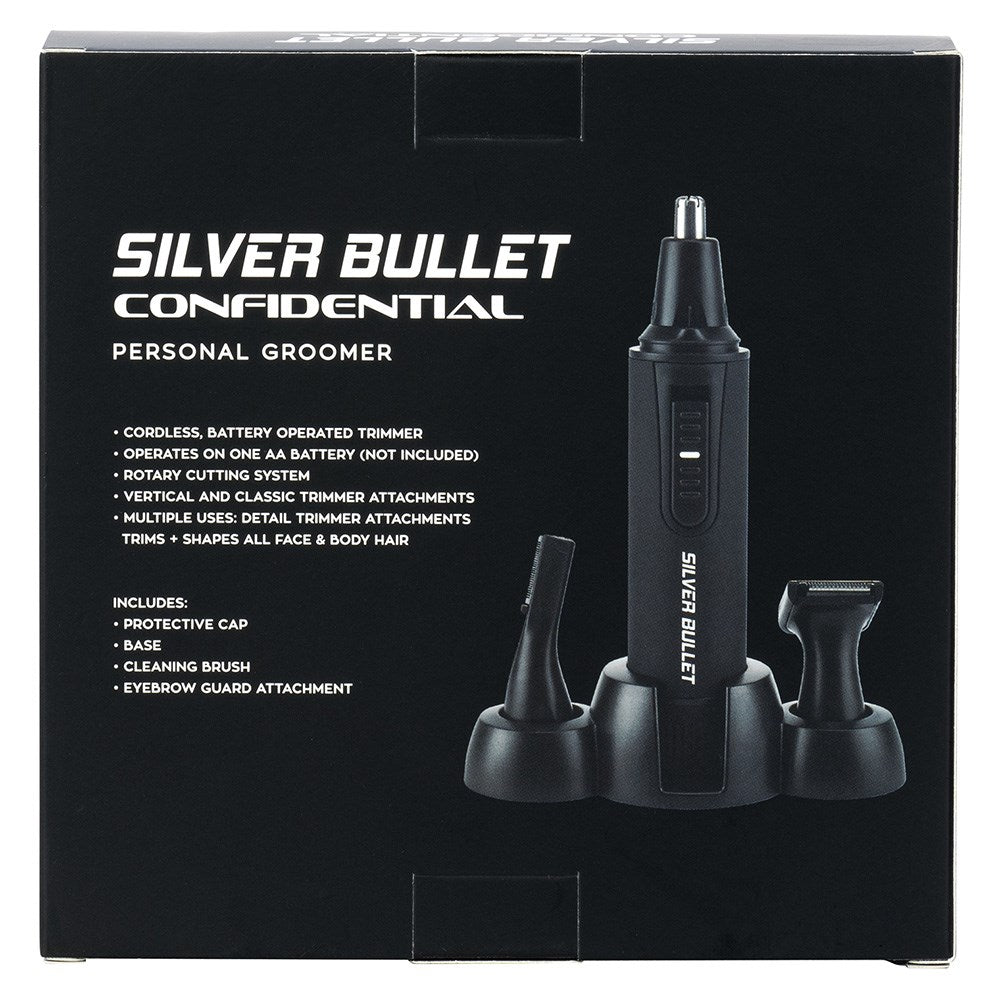 Silver Bullet Confidential Personal Groomer Trimmer Kit 3-in-1