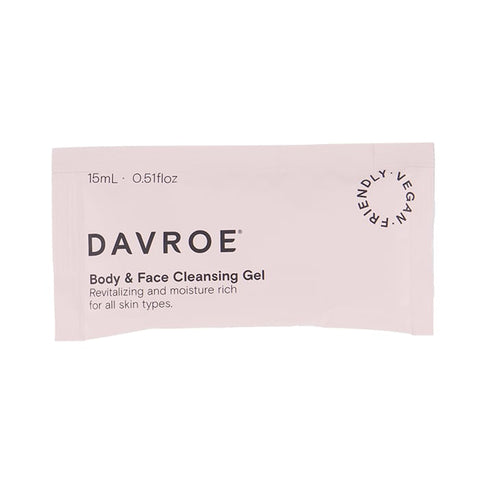 Davroe Body & Face Cleansing Gel Sachet 15ml