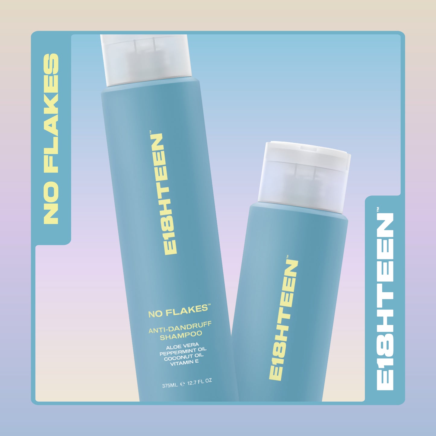 E18HTEEN No Flakes Anti-Dandruff Duo 375ml
