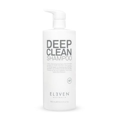 Eleven Australia Deep Clean Shampoo 960ml bottle against a white background