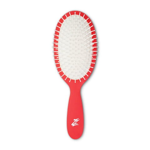 FuzzFighters Detangling Oval Cushion Brush Red