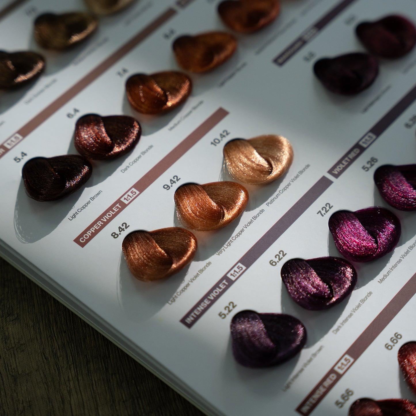 Harvest Colour Chart