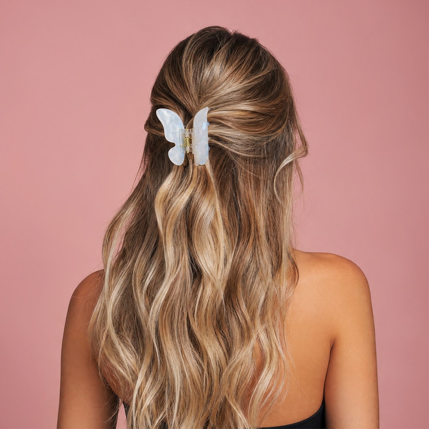 Hey Stacey Butterfly Claw Clip - Oyster