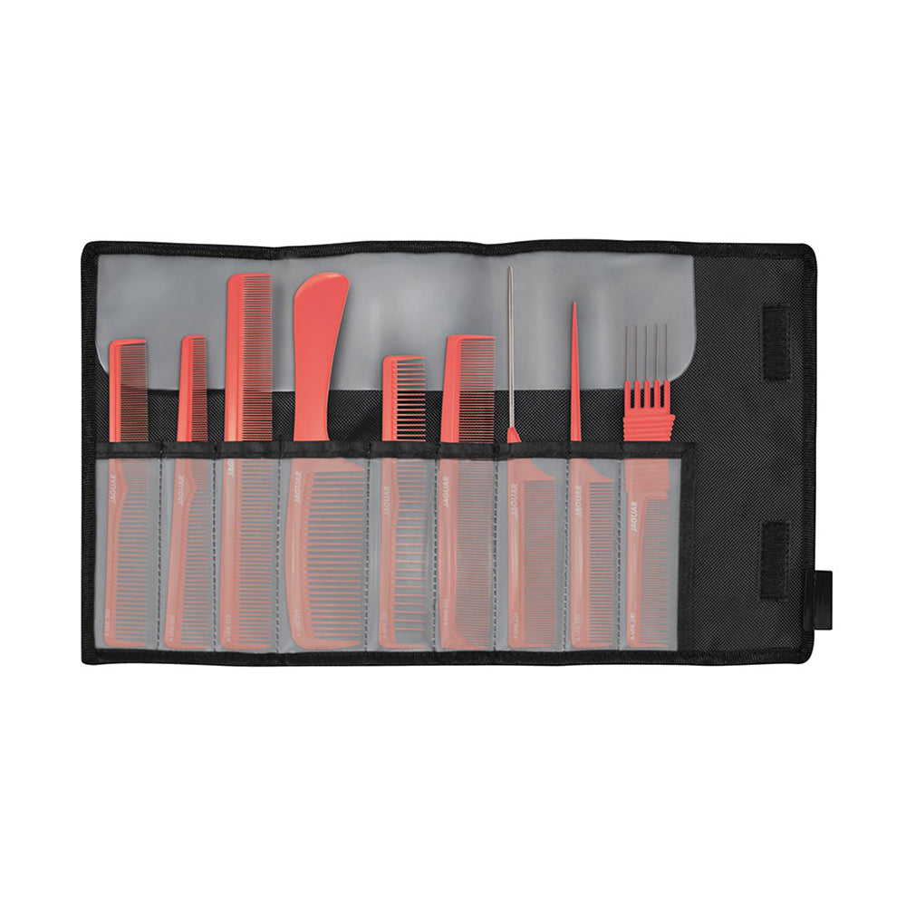 Jaguar Comb Set Coral 9pcs