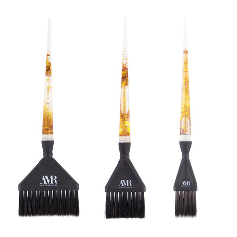 AMR Professional Tint Brush Pack Gold 3Pcs