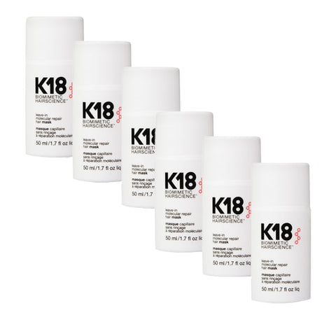 K18 Leave-In Molecular Repair Mask 50ml 6Pk