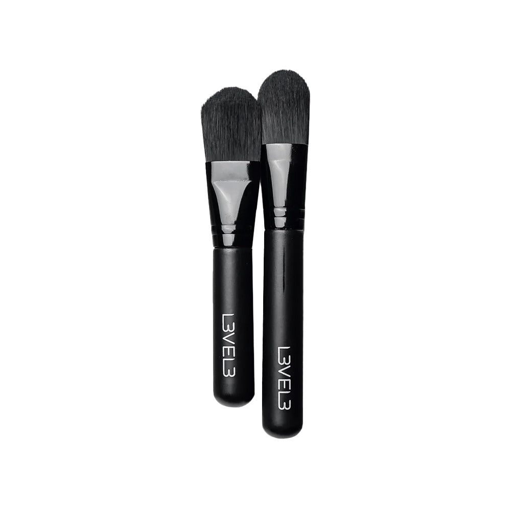 L3VEL3 Facial Mask Applicator Brush Set 2 Piece
