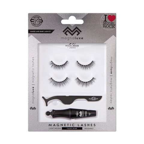 Modelrock MAGNALUXE Magnetic Lashes Kit Naked & Bare