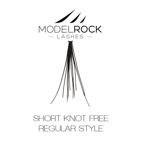Modelrock Premium Lashes - Individual Regular Style Short Knot Free
