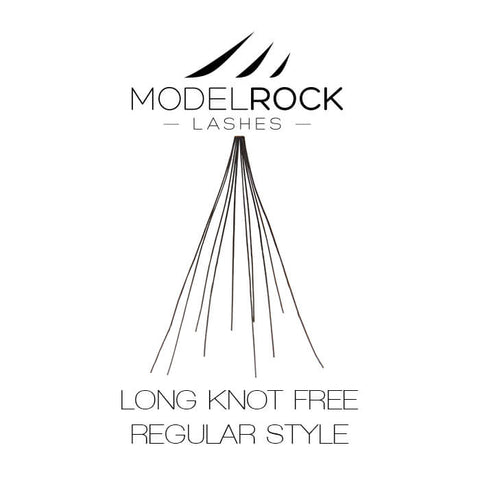 Modelrock Premium Lashes - Individual Regular Style Long Knot Free