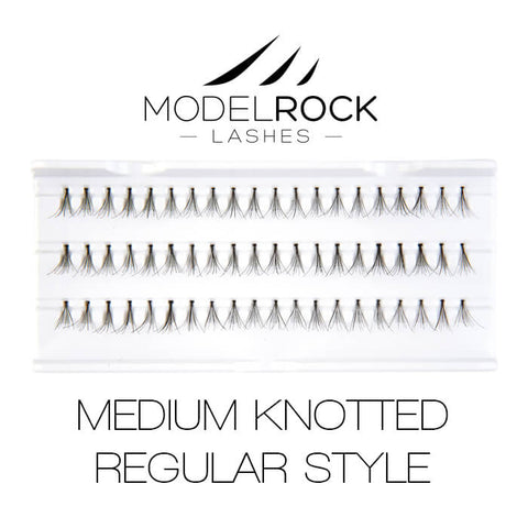 Modelrock Premium Lashes - Individual Regular Style Medium Knotted