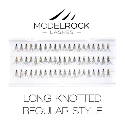 Modelrock Premium Lashes - Individual Regular Style Long Knotted