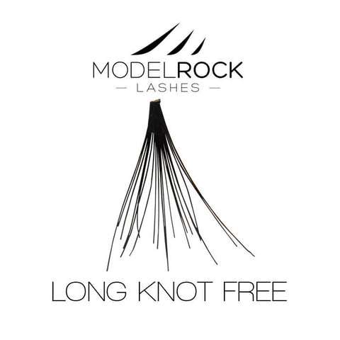Modelrock Premium Lashes - Individual Double Style Long Knot Free