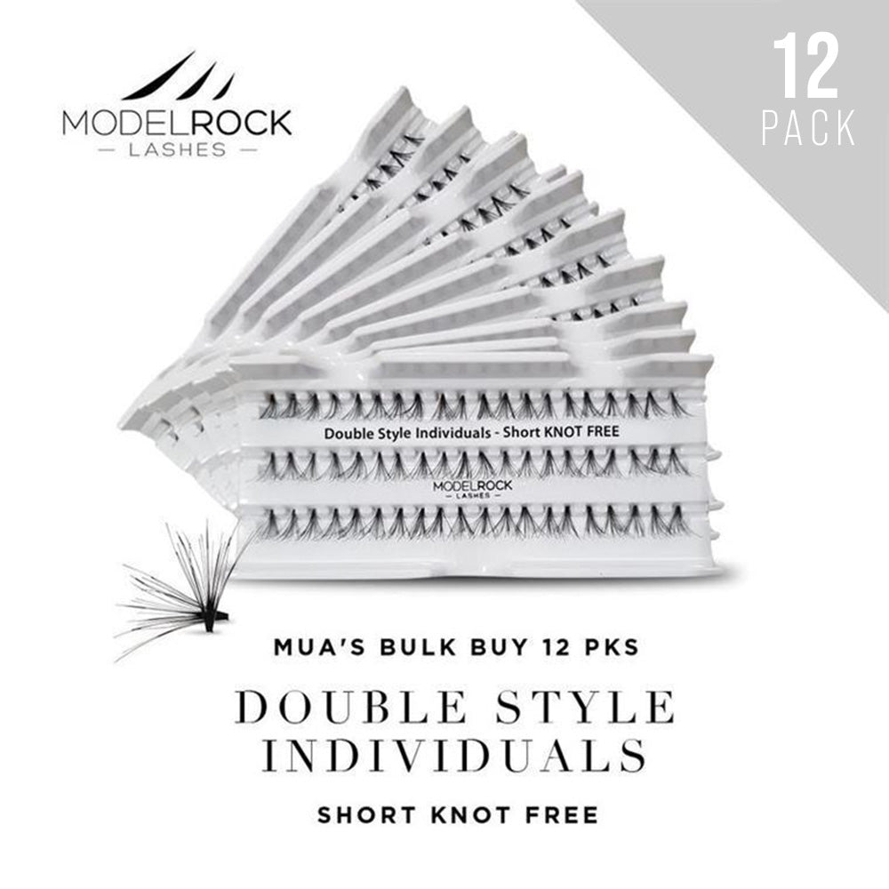 Modelrock Double Style Individuals SHORT Knot Free 8mm Bulk Buy 12Pk
