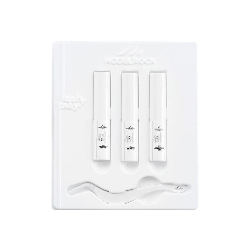 Modelrock LASH PLAY - DIY Cluster Lash Application Mini Kit 4 Piece - White