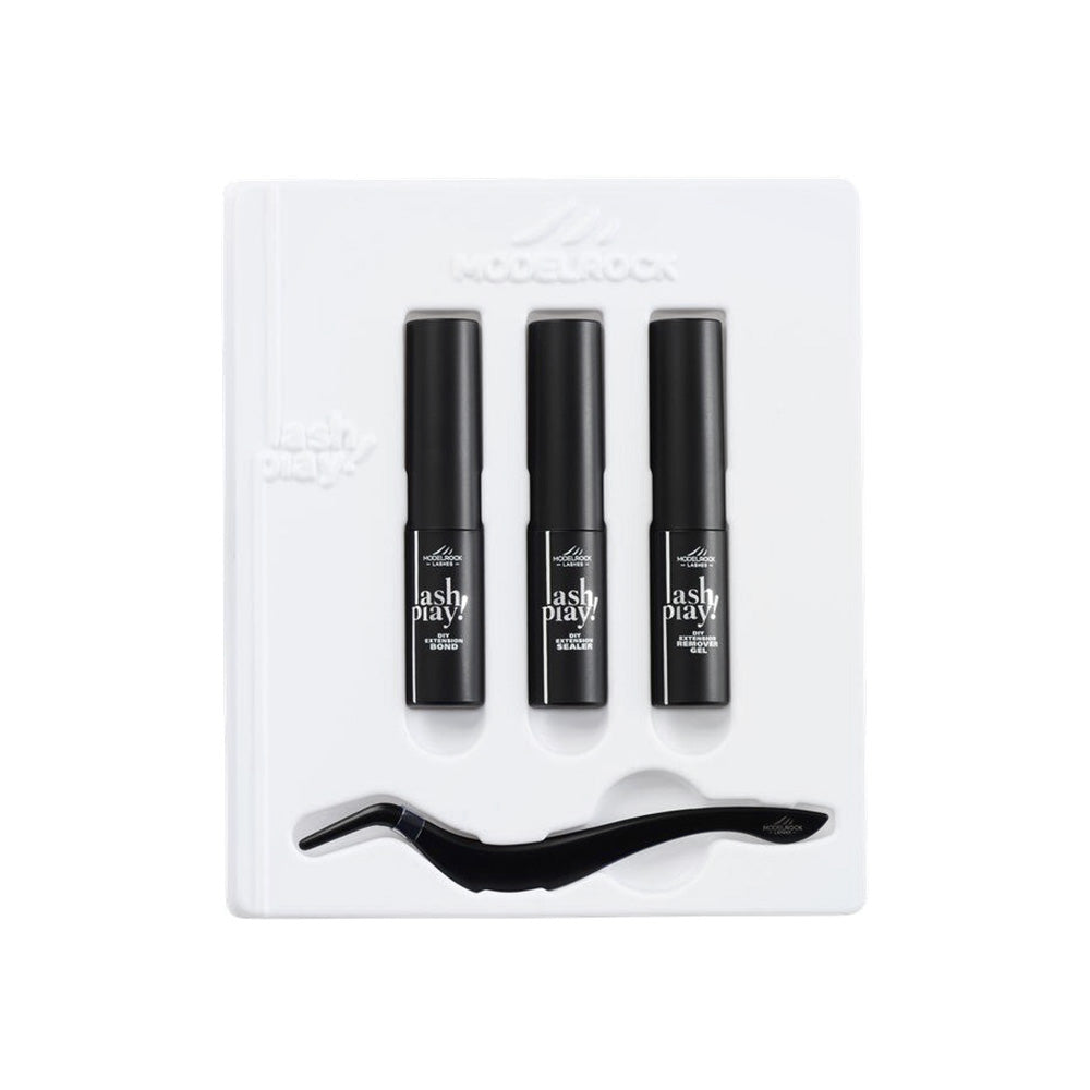 Modelrock LASH PLAY - DIY Cluster Lash Application Mini Kit 4 Piece - Black