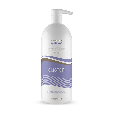 Natural Look Glisten Body Massage Oil Lavender 1L