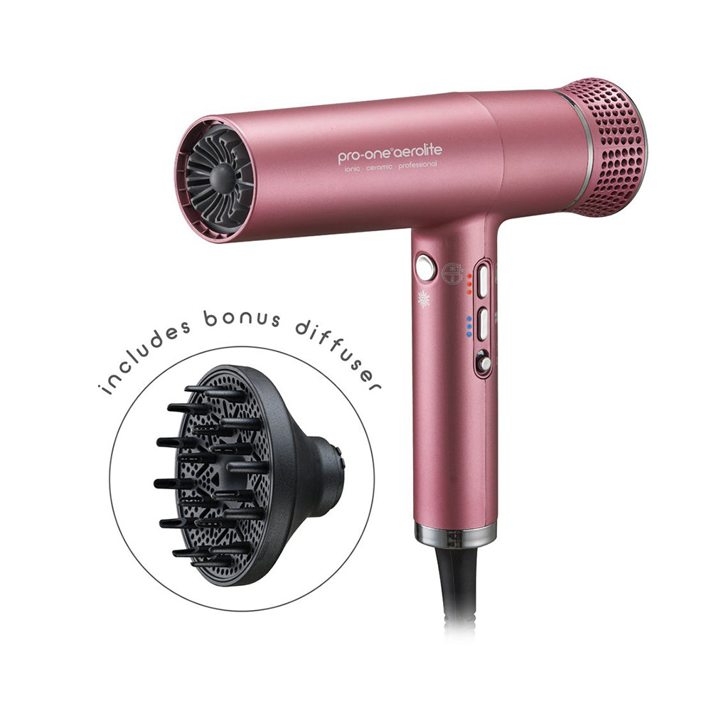 Pro-One AEROLITE Hairdryer - Blush