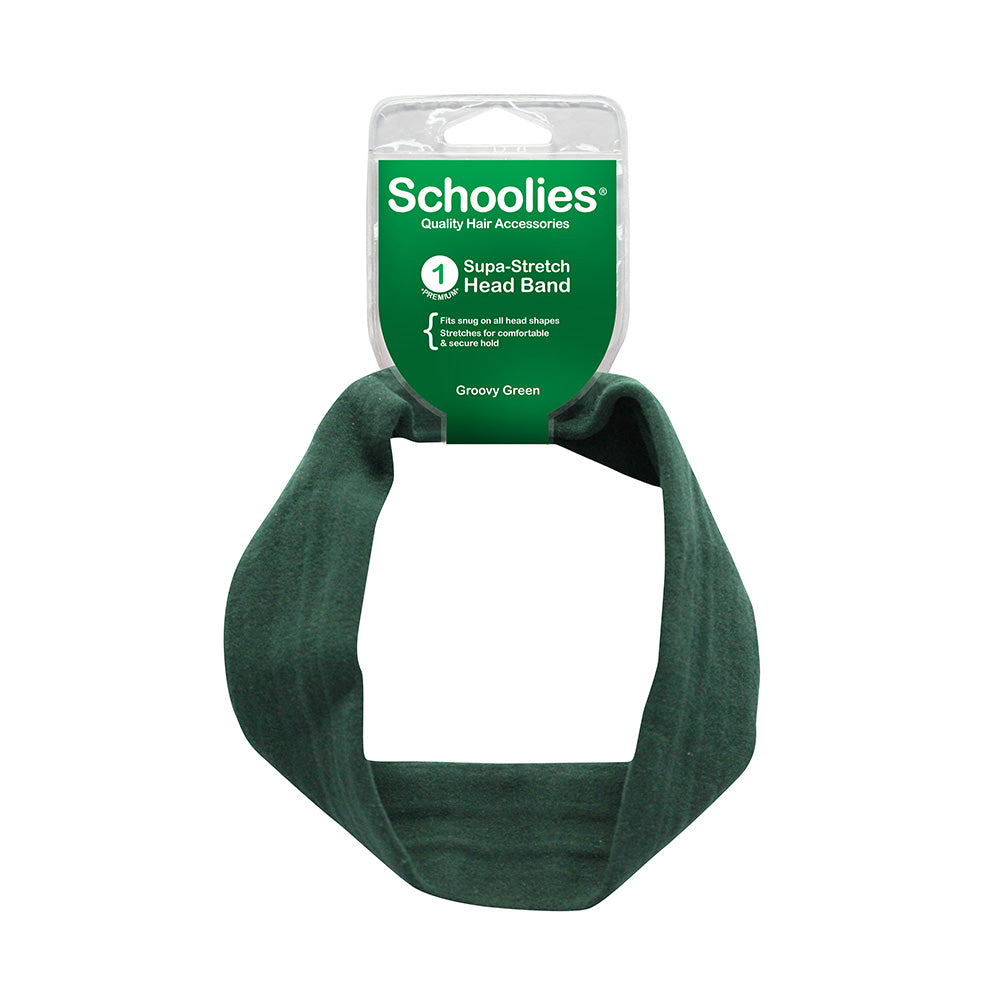 Schoolies #SC235 Headband Groovy Green 1pc