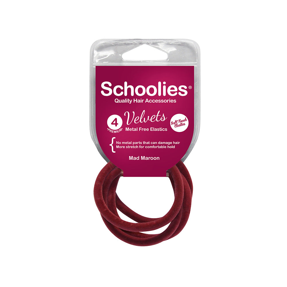 Schoolies #SC444 Velvets Mad Maroon 4pc