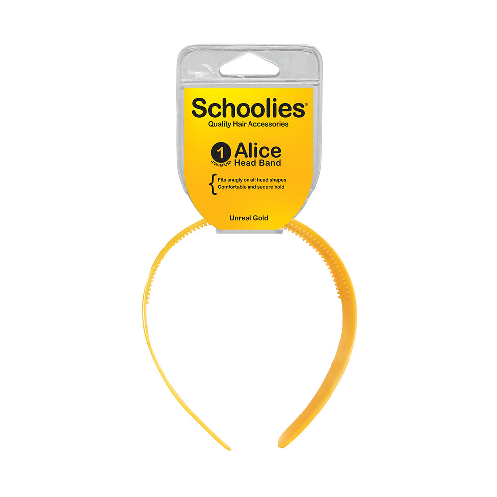 Schoolies #SC506 Alice Head Band Unreal Gold
