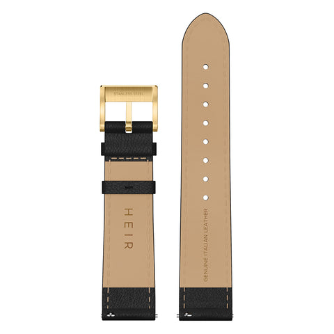 Heir Watches Classic Strap Black/Gold