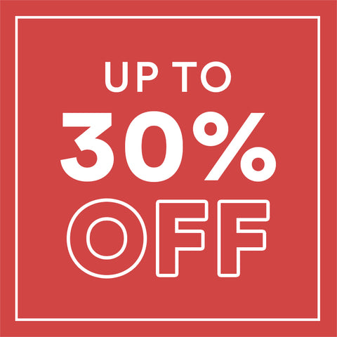 Up to 30% off