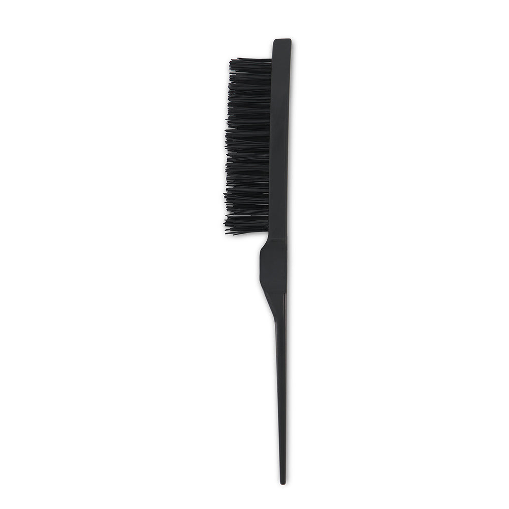 Professional Nylon Bristle Teasing Brush Black