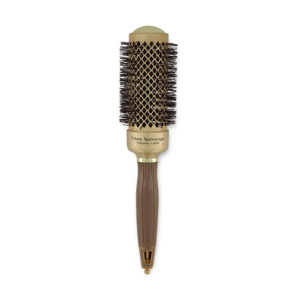 Ceramic Nano Technology Round Brush Gold 43mm