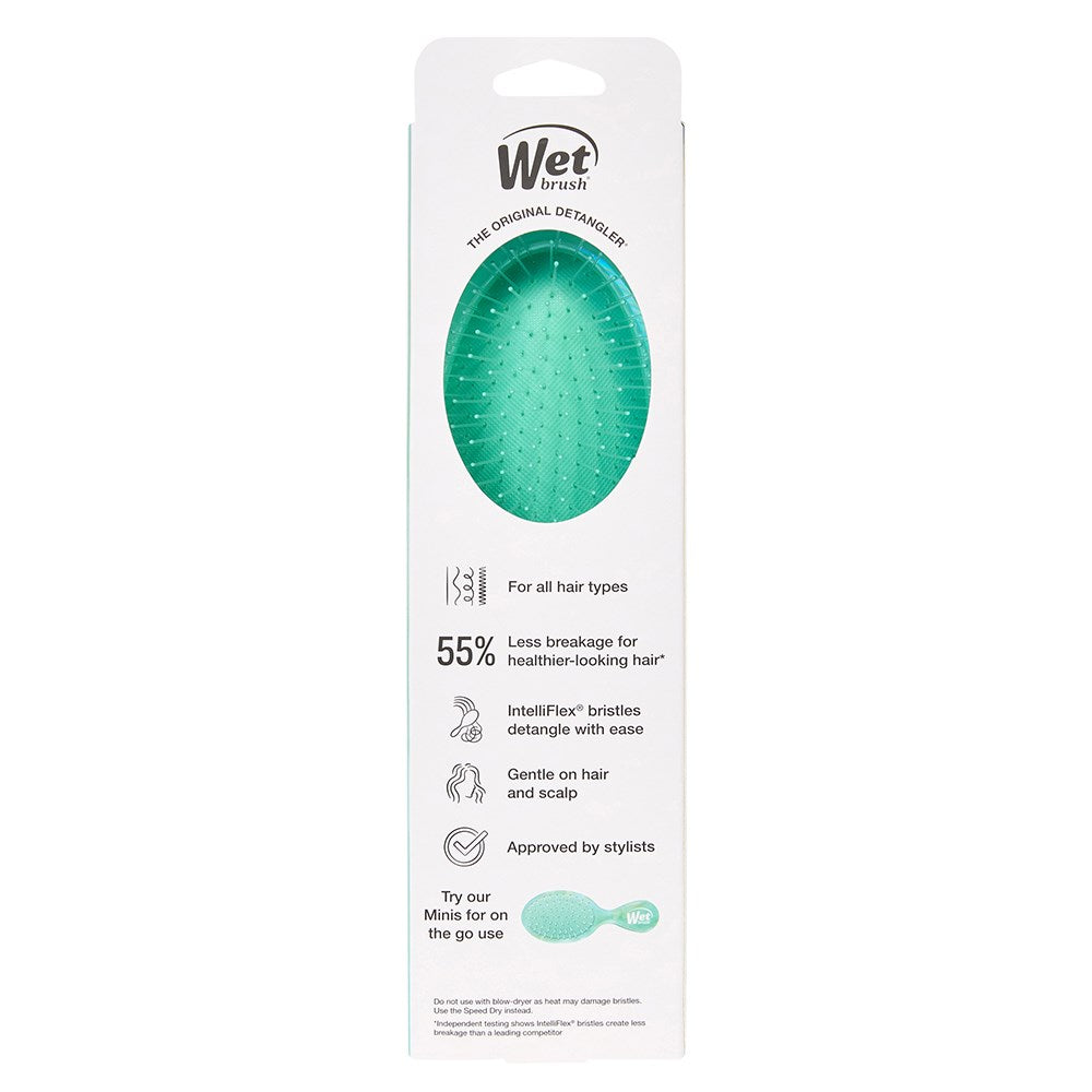 WetBrush Original Detangler – Prismatic Glow Green