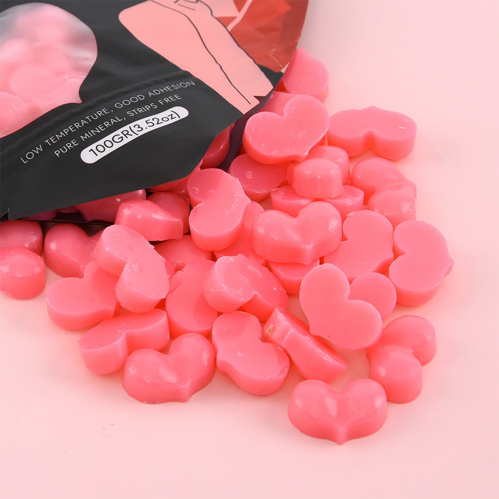 WaxKiss Love Heart Hot Wax Rose 100g