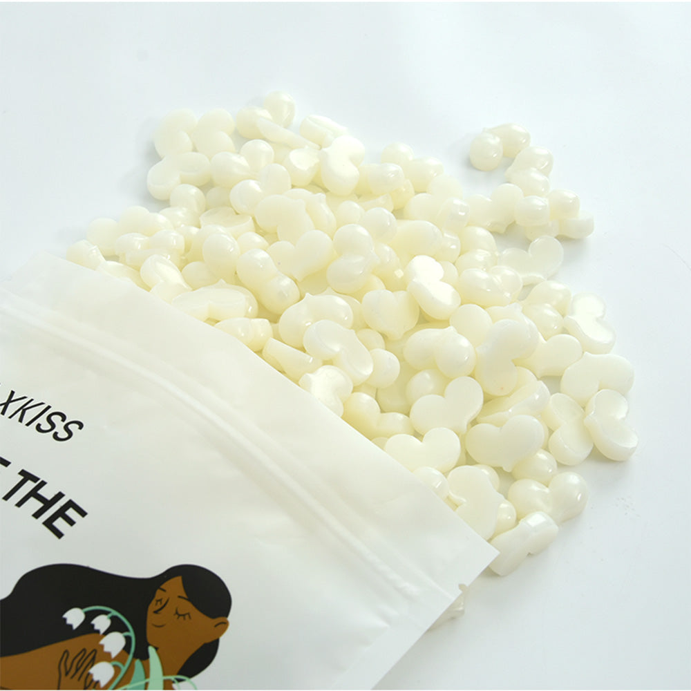 WaxKiss Love Heart Hot Wax White Tea 500g
